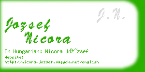 jozsef nicora business card